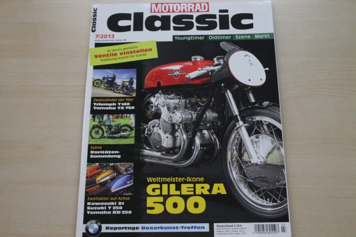 Deckblatt Motorrad Classic (07/2013)